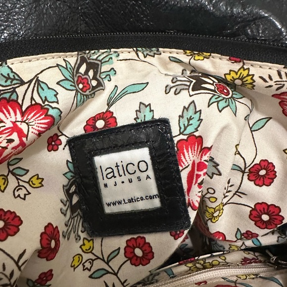 latico Black Leather Bag - Picture 2 of 11